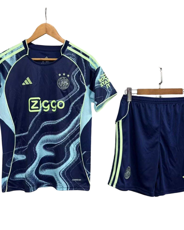 Kit Adidas AFC Ajax 25/26 Camisola+ Calções  Equipamento Secundário