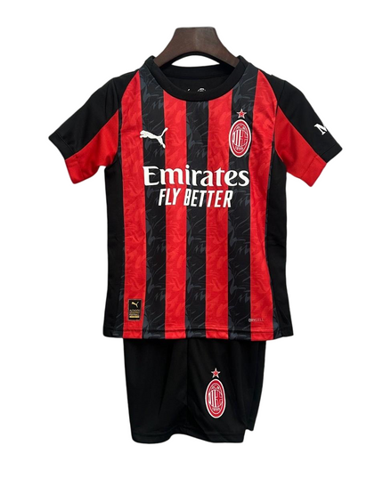 Kit Puma Camisola + Calção AC Milan 25/26 Equipamento Principal