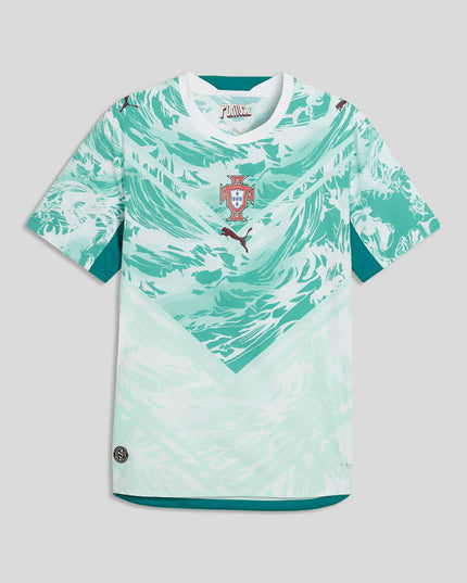 Kit Puma Seleção Portuguesa de Futebol Camisola + Calção Mundial Equipamento Secundário