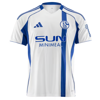 Camisola Adidas Schalke 04 25/26 Equipamento Segundo