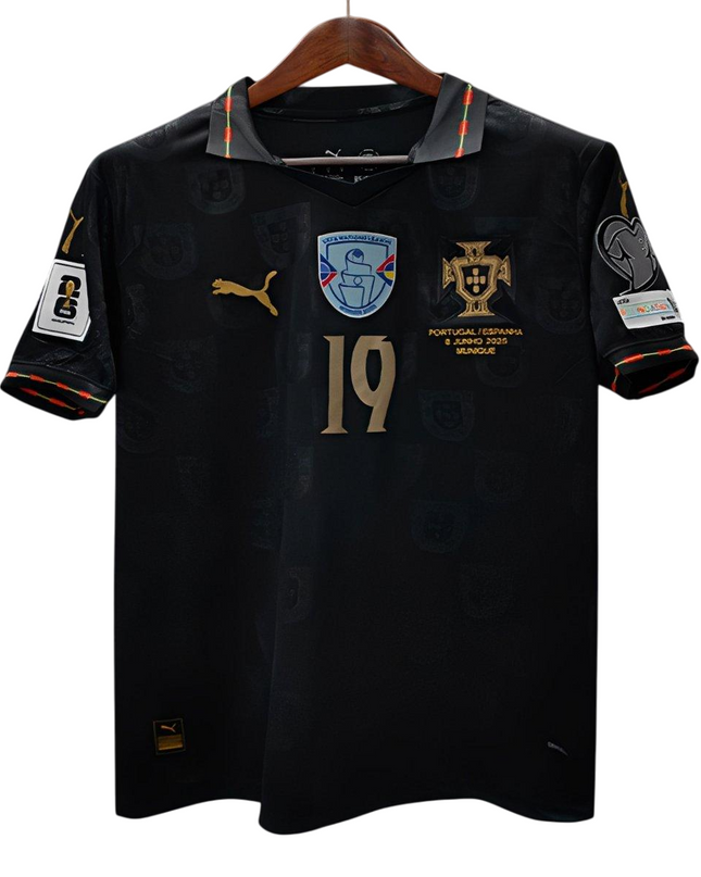Camisola Puma Seleção de Portugal 25/26  Pantera Negra com Patch´s