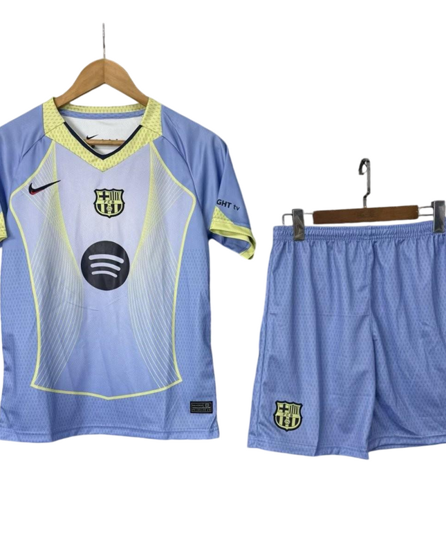 Kit Nike F.C. Barcelona  Camisola + Calção 25 / 26 Equipamento Especial (Cópia)