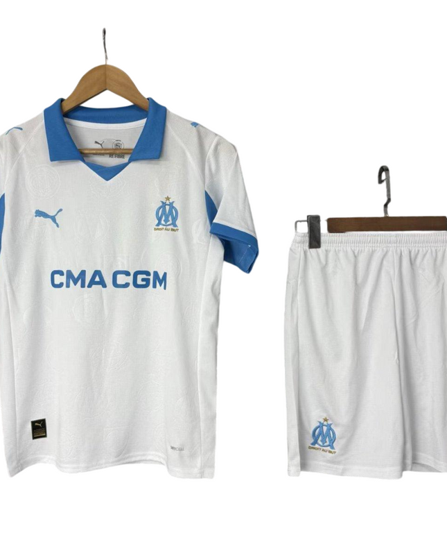 Kit Puma Marselha  Camisola + Calção 25 / 26 Equipamento Principal