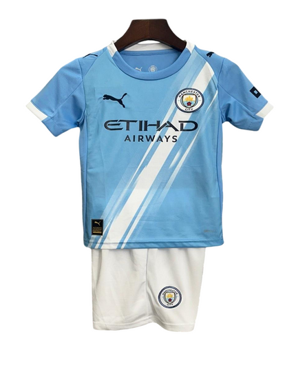 Kit Puma Manchester City FC Camisola + Calção 25 / 26 Equipamento principal