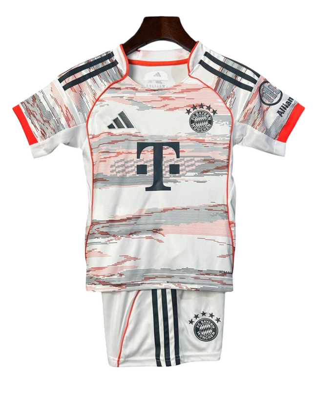 Kit Adidas Bayern Munchen Camisola + Calção 25/26  Equipamento Secundário