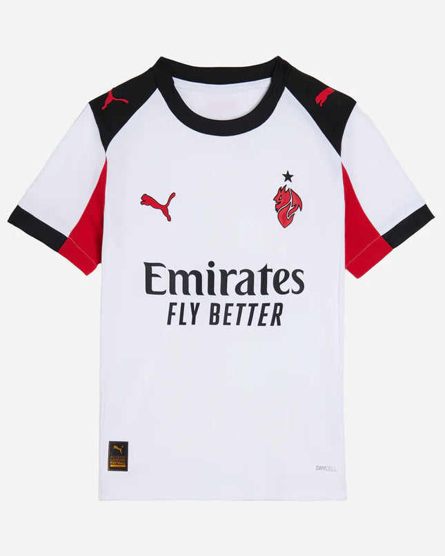 Kit Puma Camisola + Calção AC Milan 25/26 Equipamento Secundário