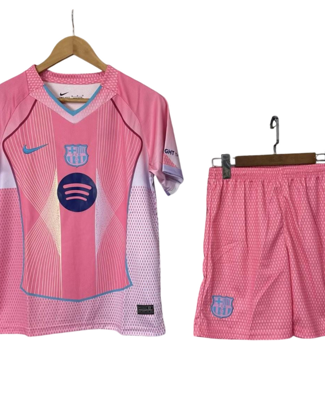 Kit Nike FC Barcelona Camisola + Calção 25 / 26  Pink Version