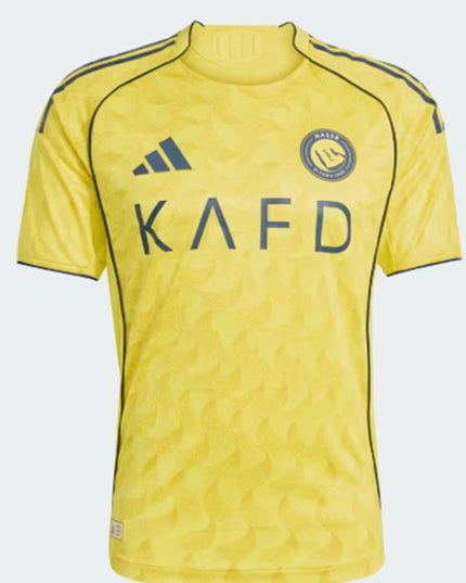 Kit Adidas Al Nassr Camisola + Calção 25 /26 Equipamento Prncipal