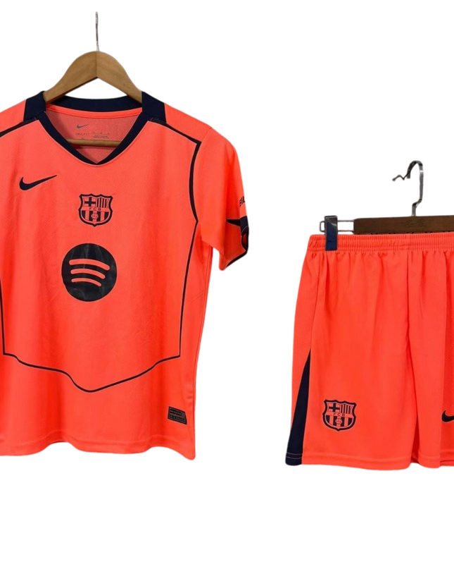 Kit Nike F.C. Barcelona Camisola + Calção 25 / 26 Equipamento Terceiro