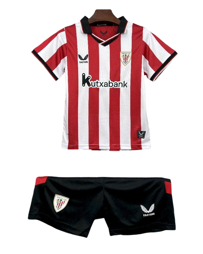 Kit Castore Athletic Club Bilbao  Camisola + Calção 25 / 26 Equipamento Principal