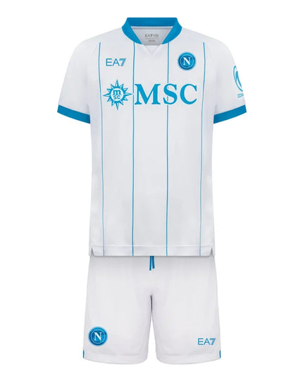 Kit Emporio Armani SSC Napoli Camisola + Calção 26 / 27 Equipamento Secundário