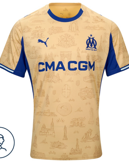 Camisola Puma Olympique de Marseille 25/26 Quarto Equipamento