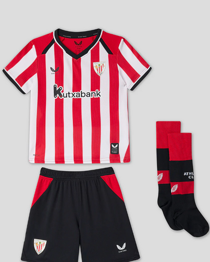 Kit Castore Athletic Club Bilbao  Camisola + Calção 26 / 27 Equipamento Principal