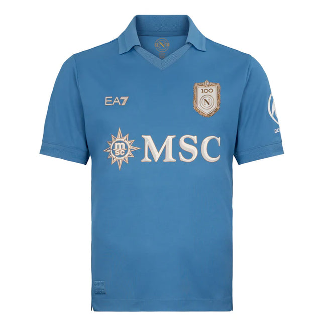 Kit Emporio Armani SSC Napoli Camisola + Calção 26 / 27 Equipamento Principal