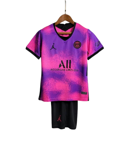 Kit Jordan Paris Saint-Germain Football Club Camisola + Calção 20/21 - Equipamento Alternativo