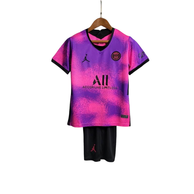 Kit Jordan Paris Saint-Germain Football Club Camisola + Calção 20/21 - Equipamento Alternativo