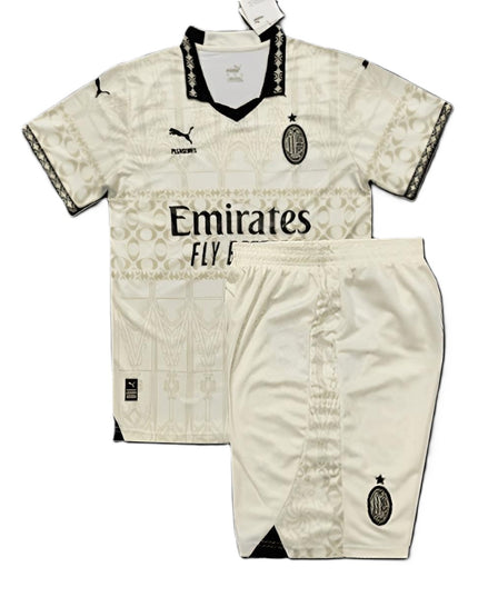 Kit Puma AC Milan Camisola + Calção  23 / 24 Quarto Equipamento Guarda - Redes
