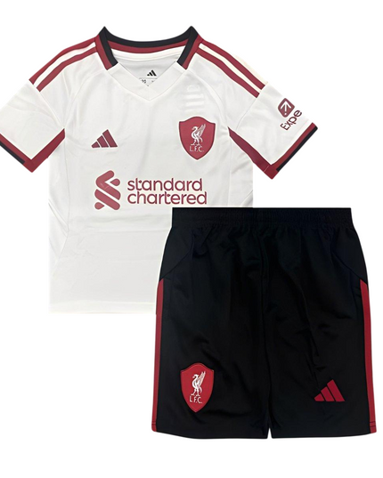 Kit Adidas Liverpool FC Camisola + Calção 25 / 26 Segundo Equipamento