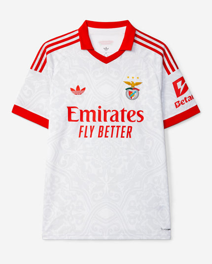 Kit Adidas Sport Lisboa e Benfica Camisola + Calção  26/27 Equipamento Secundário