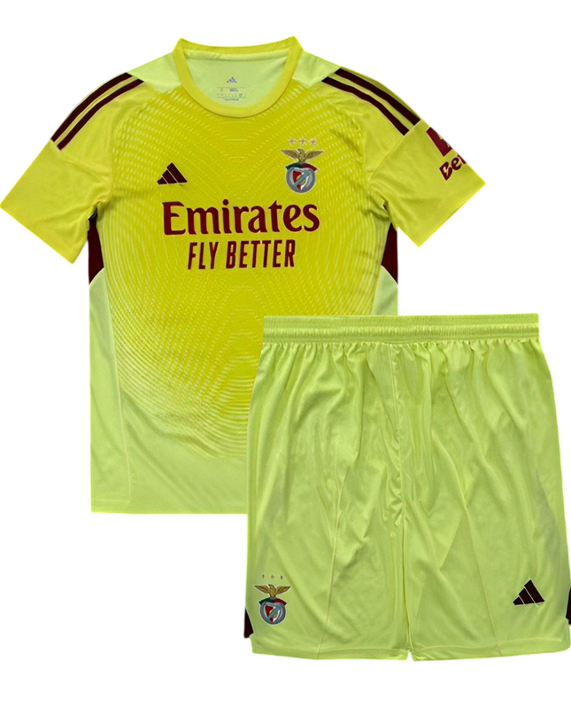 Kit Adidas Sport Lisboa e Benfica Camisola + Calção 25/26  Guarda Redes