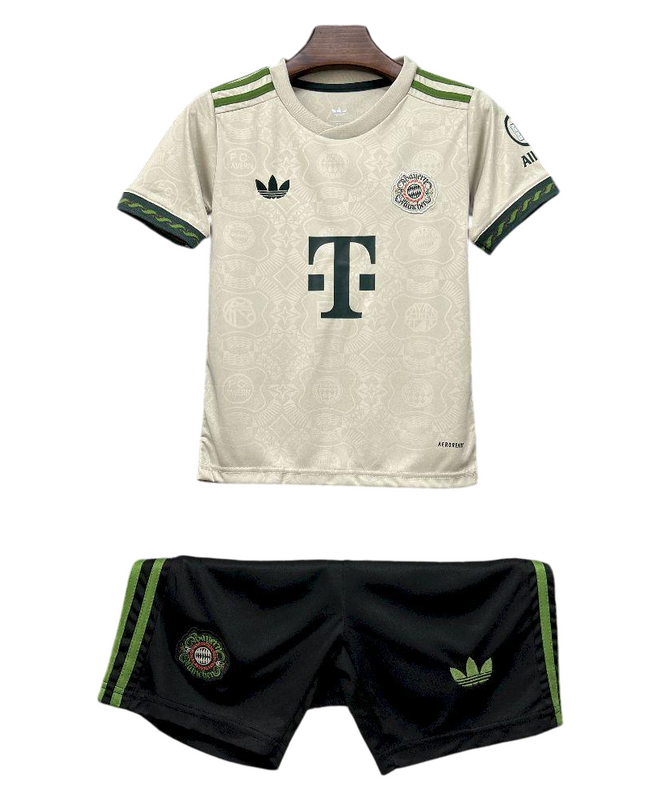 Kit Adidas Bayern Munchen Camisola + Calção 25/26  Equipamento  Terceiro