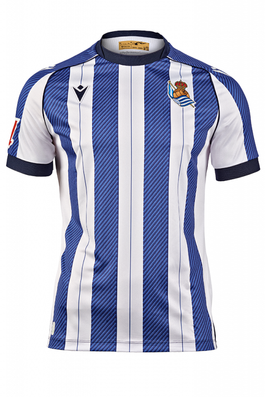 Camisola Macron  Real Sociedad de Fútbol 25/26 Equipamento Principal