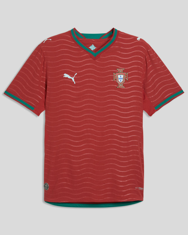 Kit Puma Seleção Portuguesa de Futebol Camisola + Calção Mundial Equipamento Principal