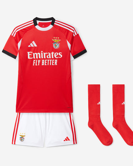 Kit Adidas Sport Lisboa e Benfica Camisola + Calção  25/26 Equipamento Principal